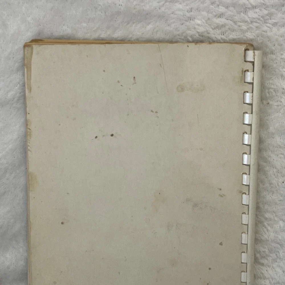 Vintage Church Cookbook CHOICE COOKERY Cooking Recipes Paperback Plastic Binding